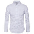 Men's Printed Cotton Casual Long Sleeve Regular Fit Dress Shirt